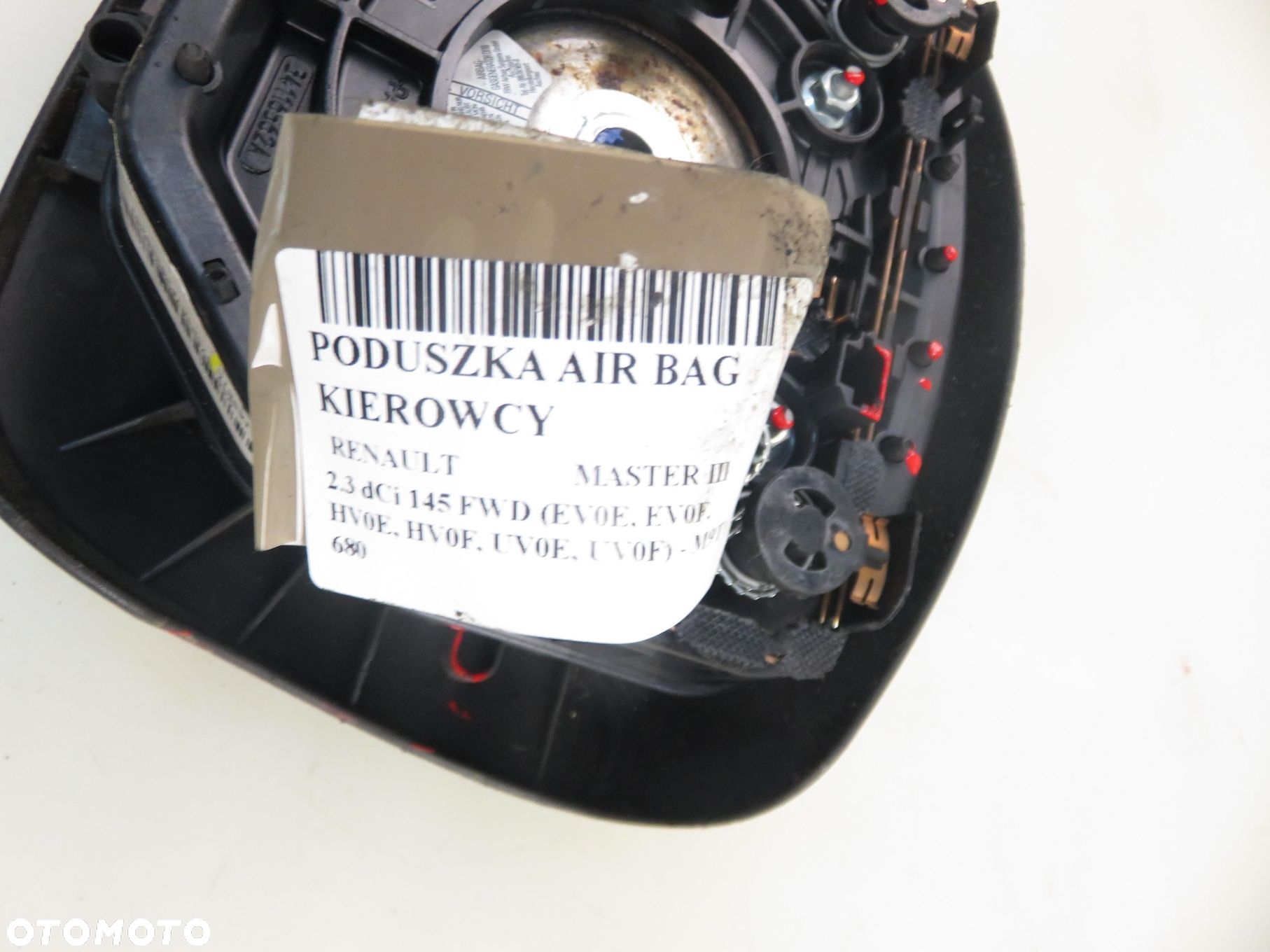 PODUSZKA KIEROWCY RENAULT MASTER III 34116561C - 5