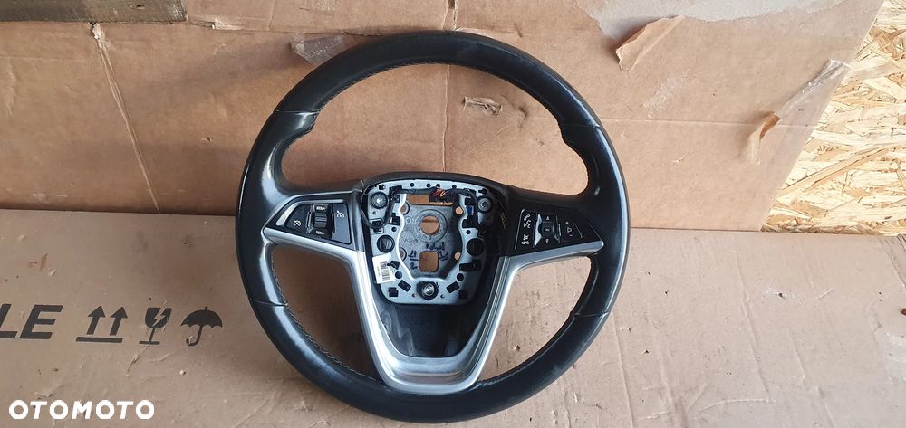 Kierownica multifunkcyjna multifunkcja skórzana skóra Opel Insignia A 13316547 - 1