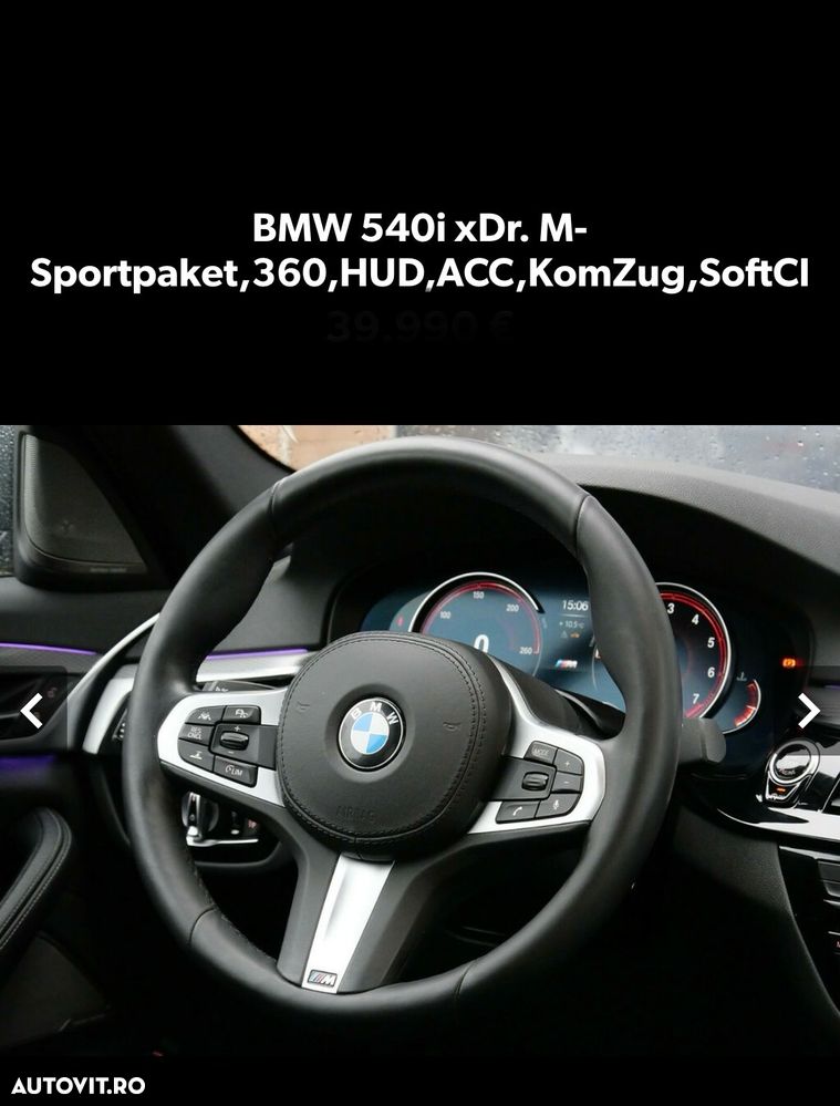 BMW Seria 5 540i xDrive AT - 25