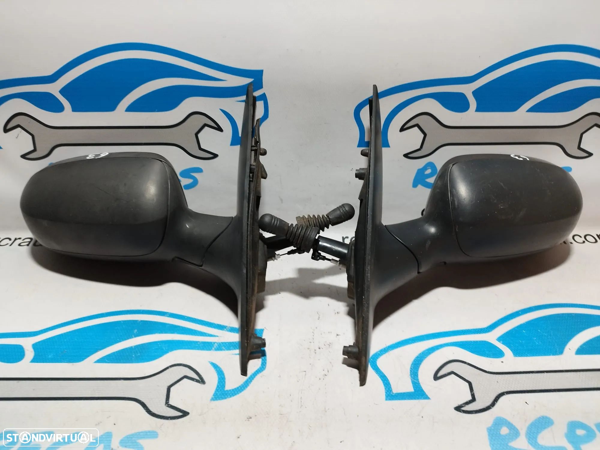 ESPELHO RETROVISOR ESQUERDO DIREITO OPEL COMBO C 24420988 24420982 CORSA C MANUAL ESPELHOS RETROVISORES - 1