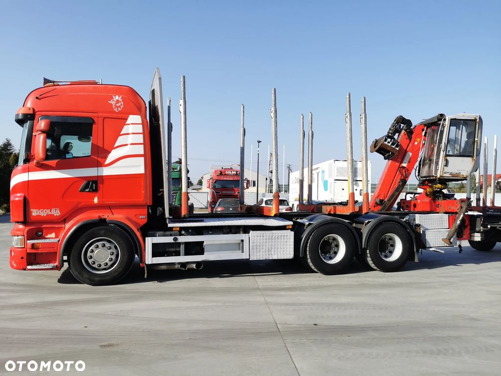 Scania R730 6x4 do drewna, stosu, kłody. EPSILON M120Z96 - 4