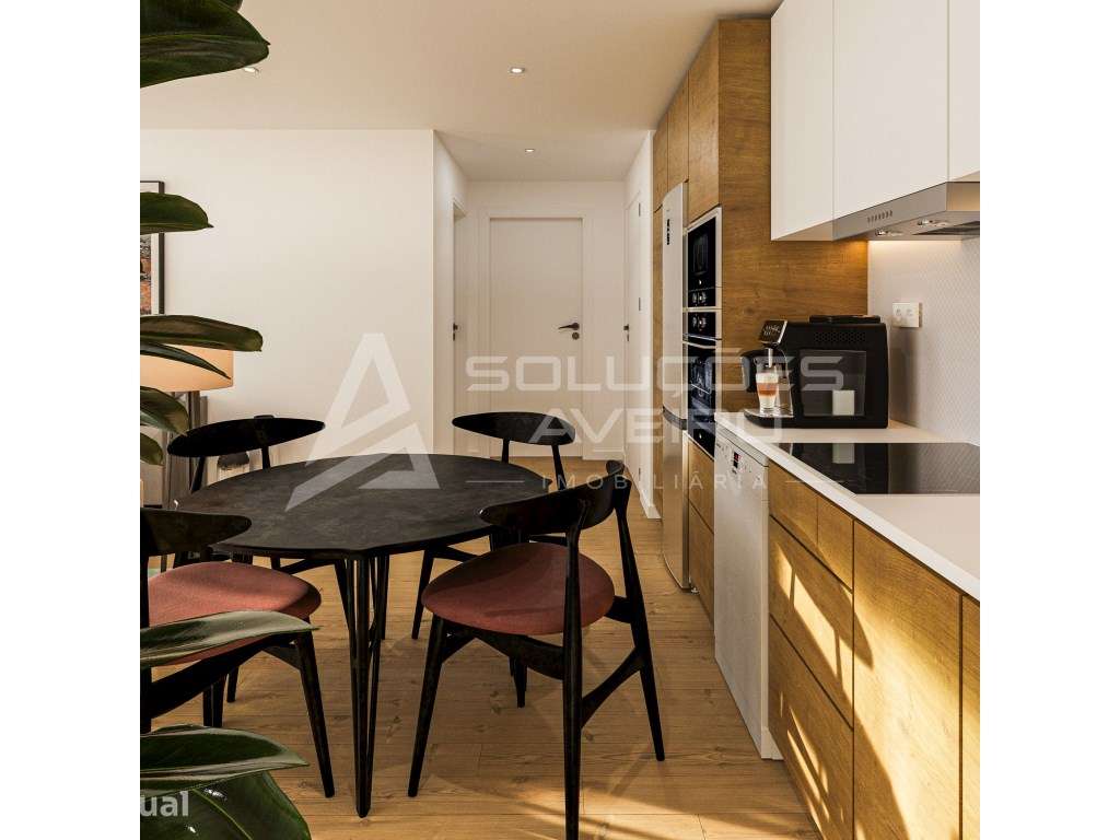 Apartamento T1 novo com excelentes acabamentos e vista Ria - Grande imagem: 4/10
