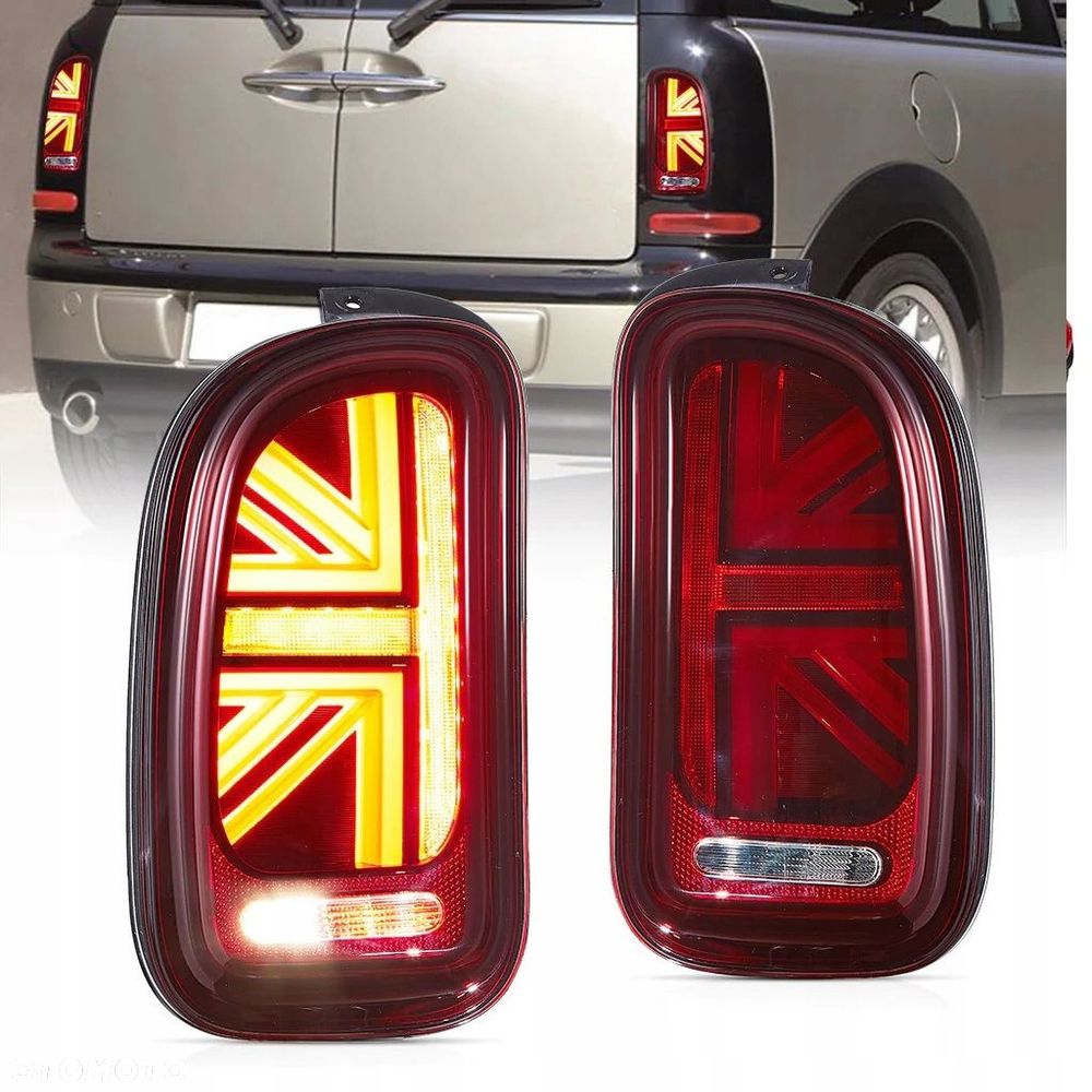 Lampy tylne kpl Vland Full Led Neon Tuning Red Mini Clubman r55 2007-2014 - 6