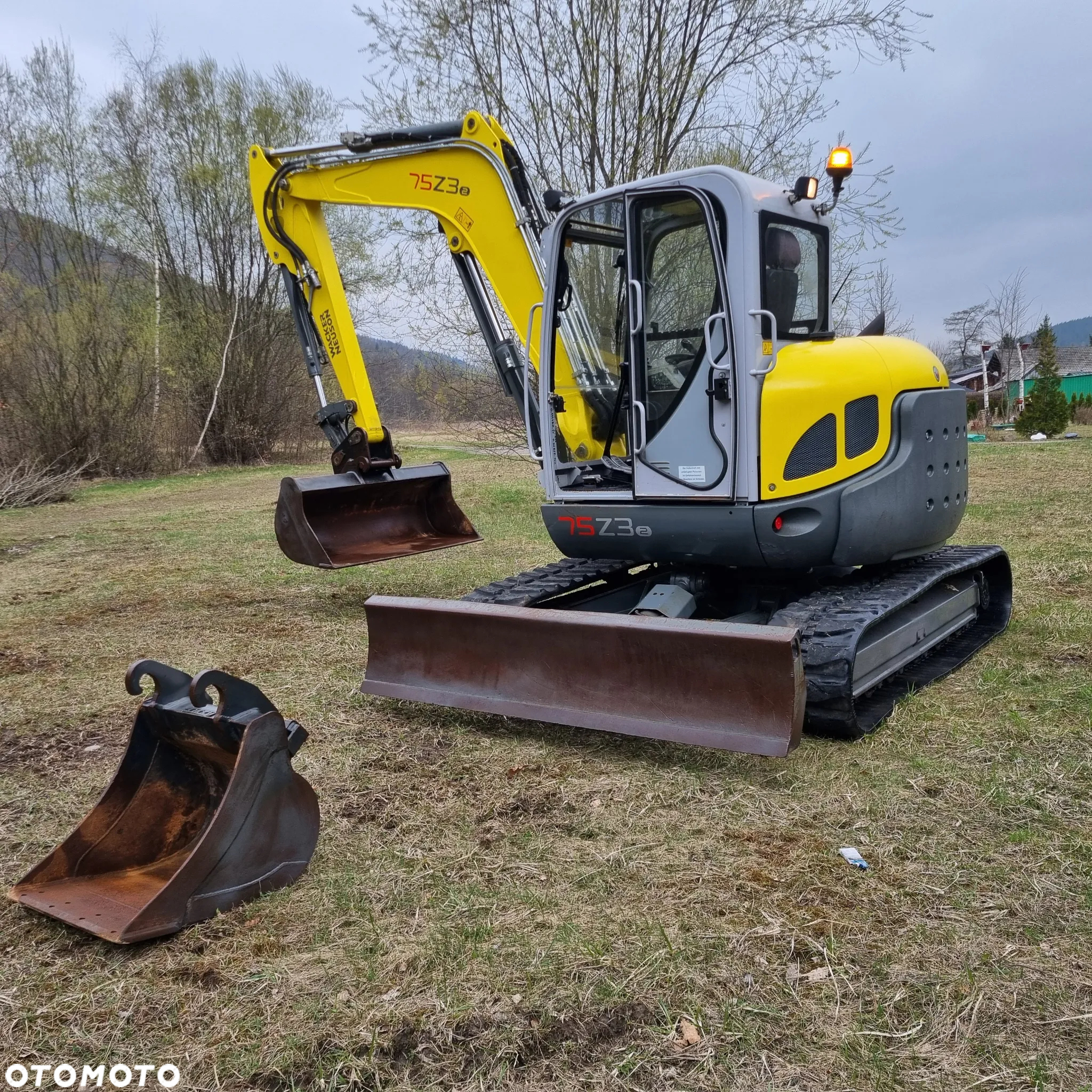 Wacker Neuson 8 ton Koparka Gąsienicowa 75Z3- komplet łyżek!- 2015r IMPORT NORWEGIA Klima jak Nowa - 17