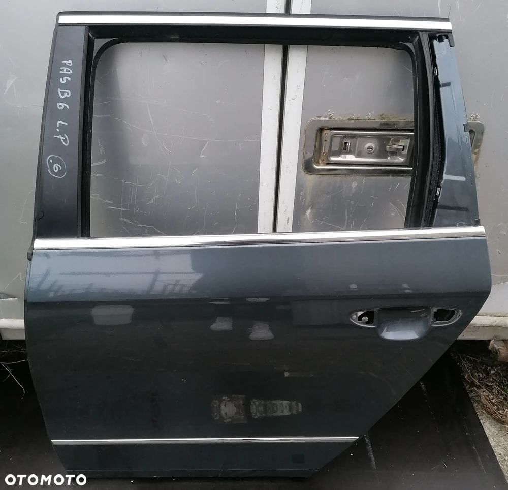 VW PASSAT B6 10r KOMBI DRZWI LEWY TYŁ TYLNE LK7Z - 1