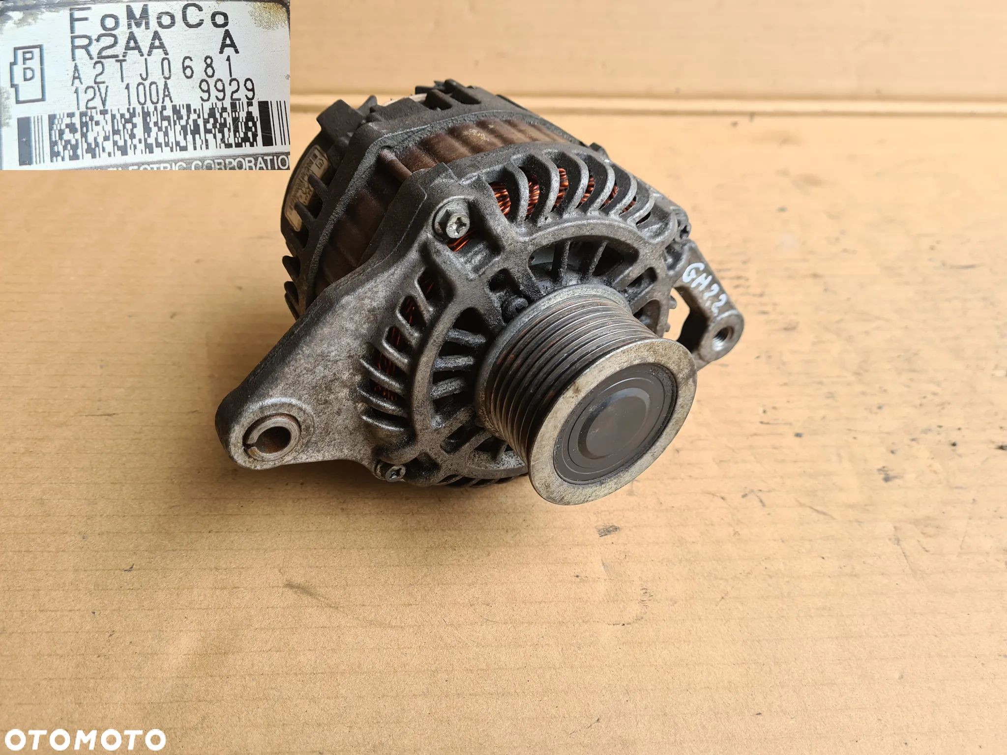 Mazda 6 GH Alternator  silnika 2.2 diesel r2aa - 1