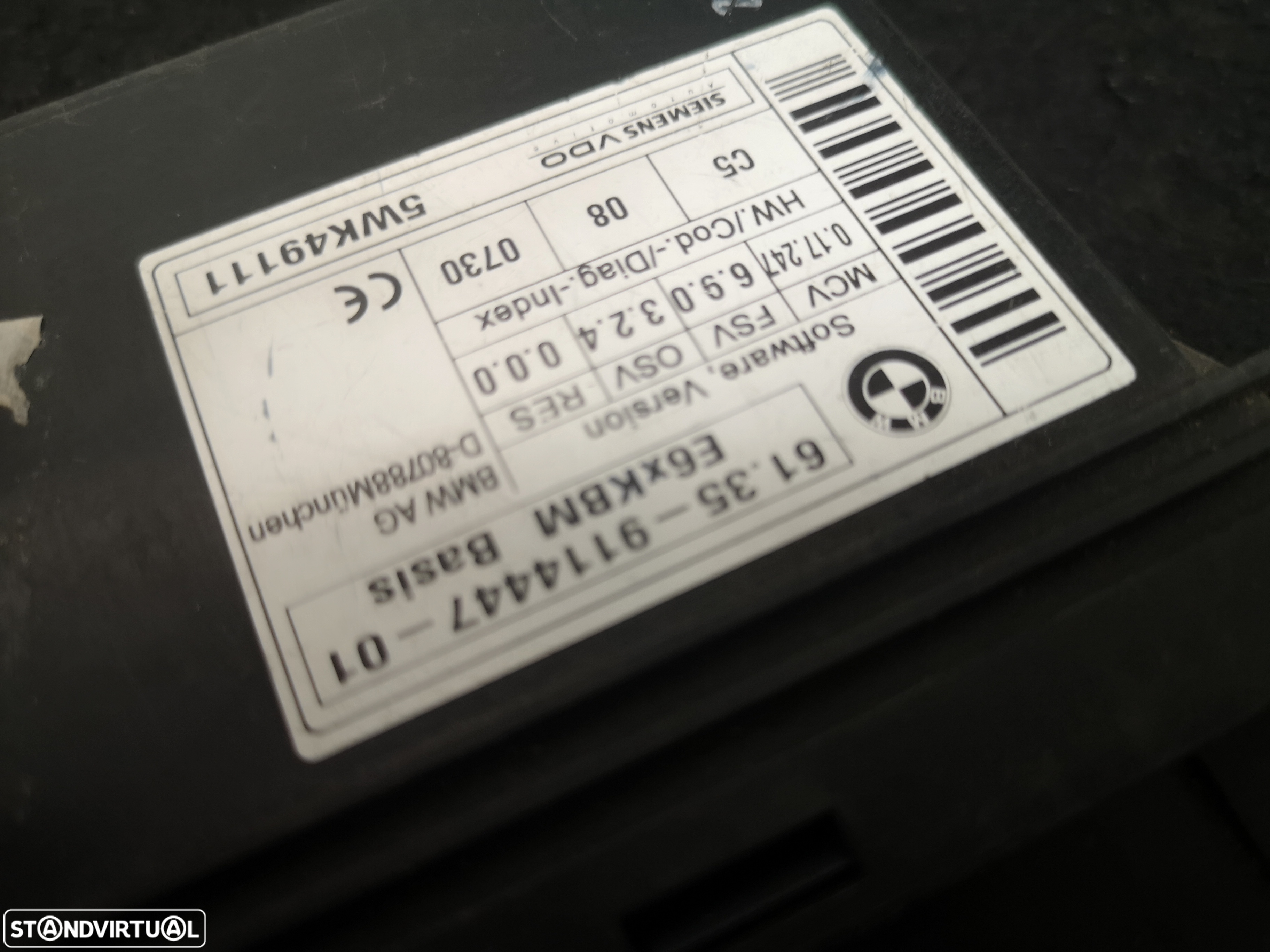 Centralina GATEWAY Bmw ex  e60 e61 e63 e64 e65 e66 2002-2009 - 4