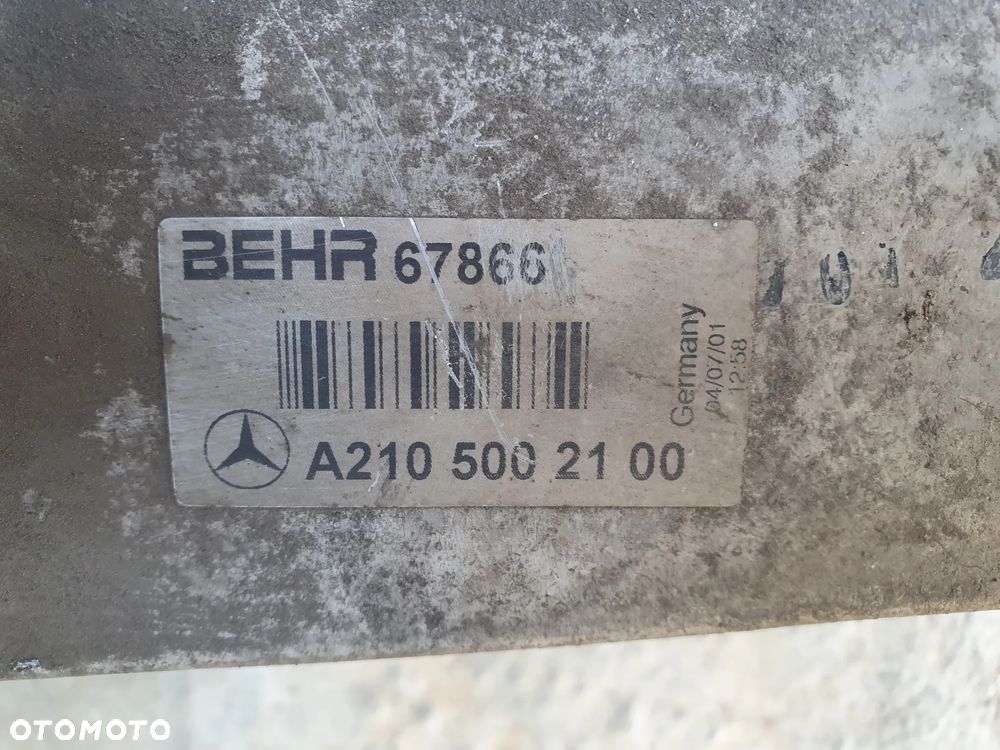 INTERCOOLER MERCEDES-BENZ W210 E KLASA LIFT A2105002100 3.2 CDI - 4