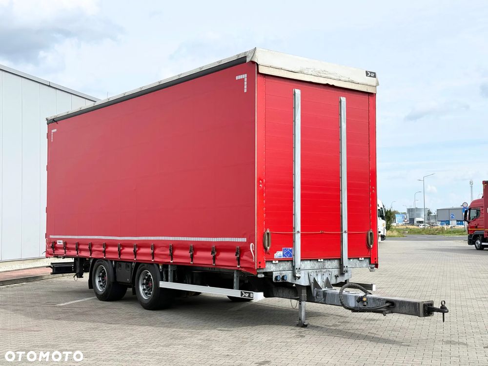 Gniotpol PRZYCZEPA TANDEM / 7,75 M /PODNOSZONA OŚ/ SUWANY PODNOSZONY DACH / - 3