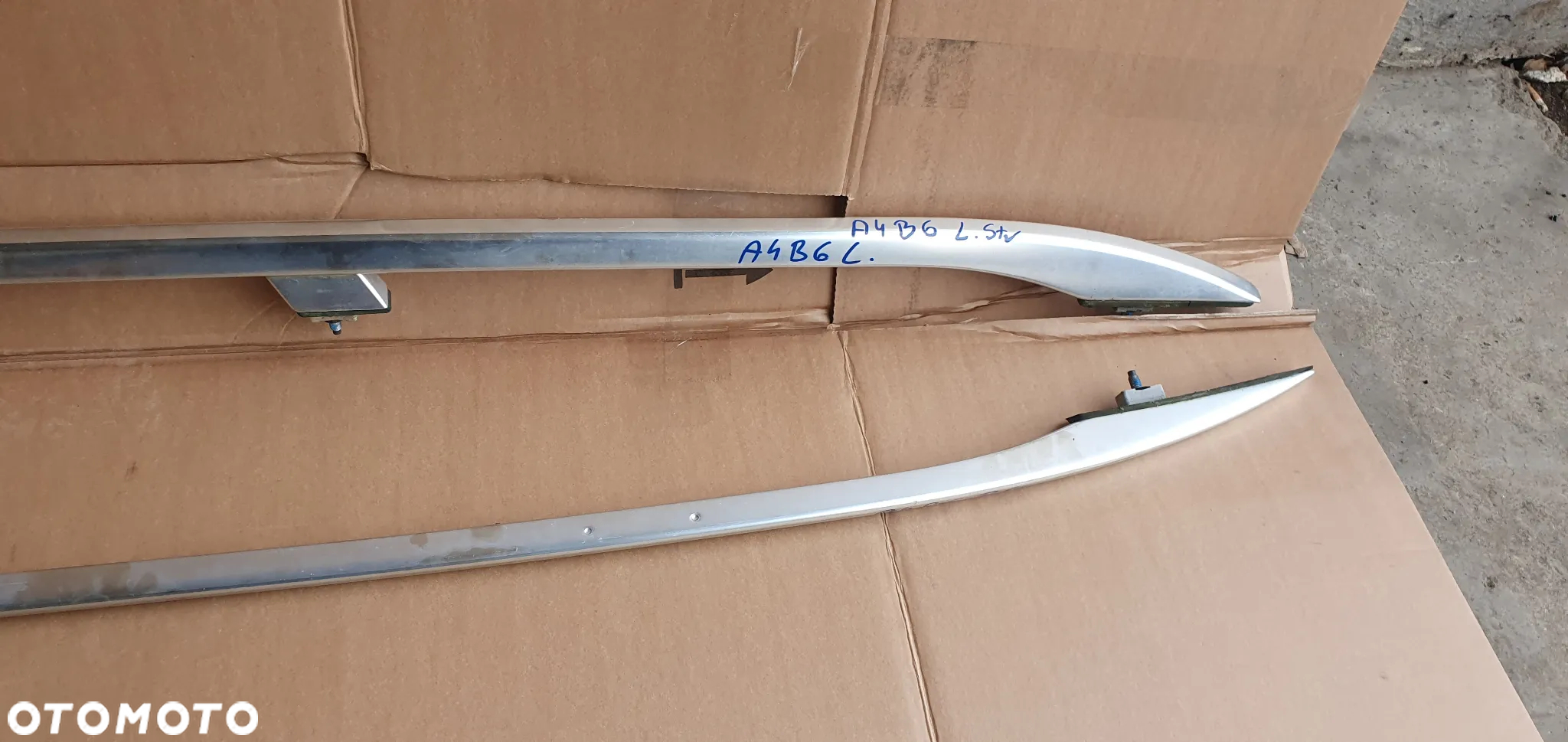 Relingi dachowe reling prawy lewy Audi A4 B6 - 6