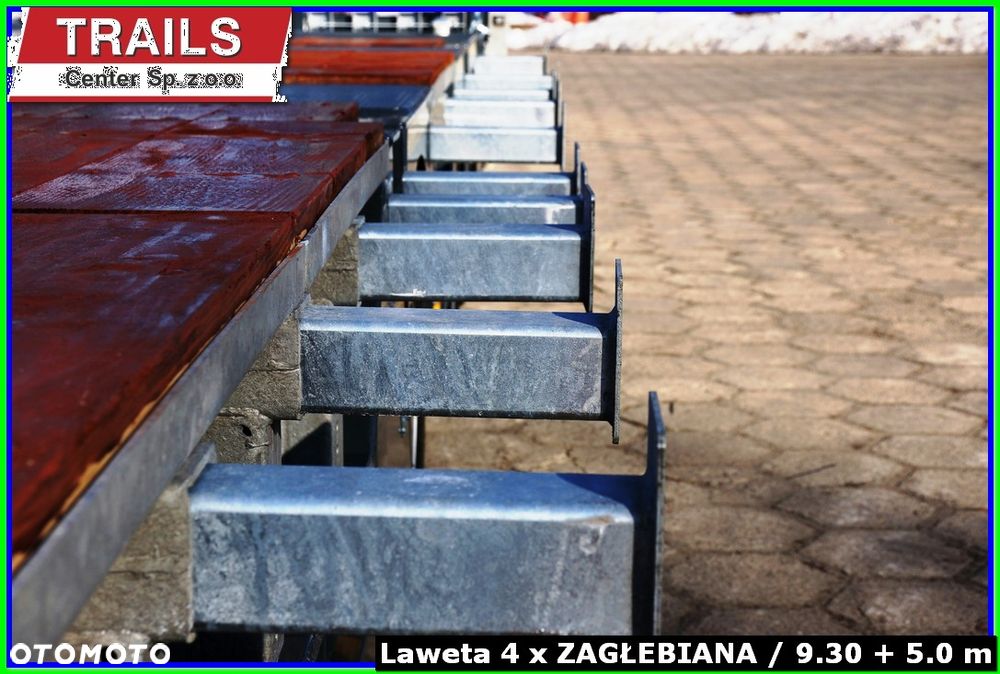 Inny Naczepa rozciągana dł. 18,60 m, zagłębiana x 4, szer. 3,00 m - NAJAZDY HYDRAULICZNE. !!! - 35
