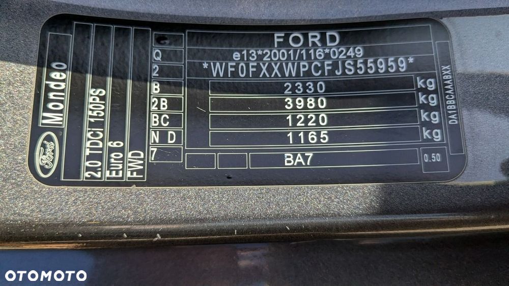 Ford Mondeo 2.0 TDCi ECOnetic Start-Stopp Trend - 26