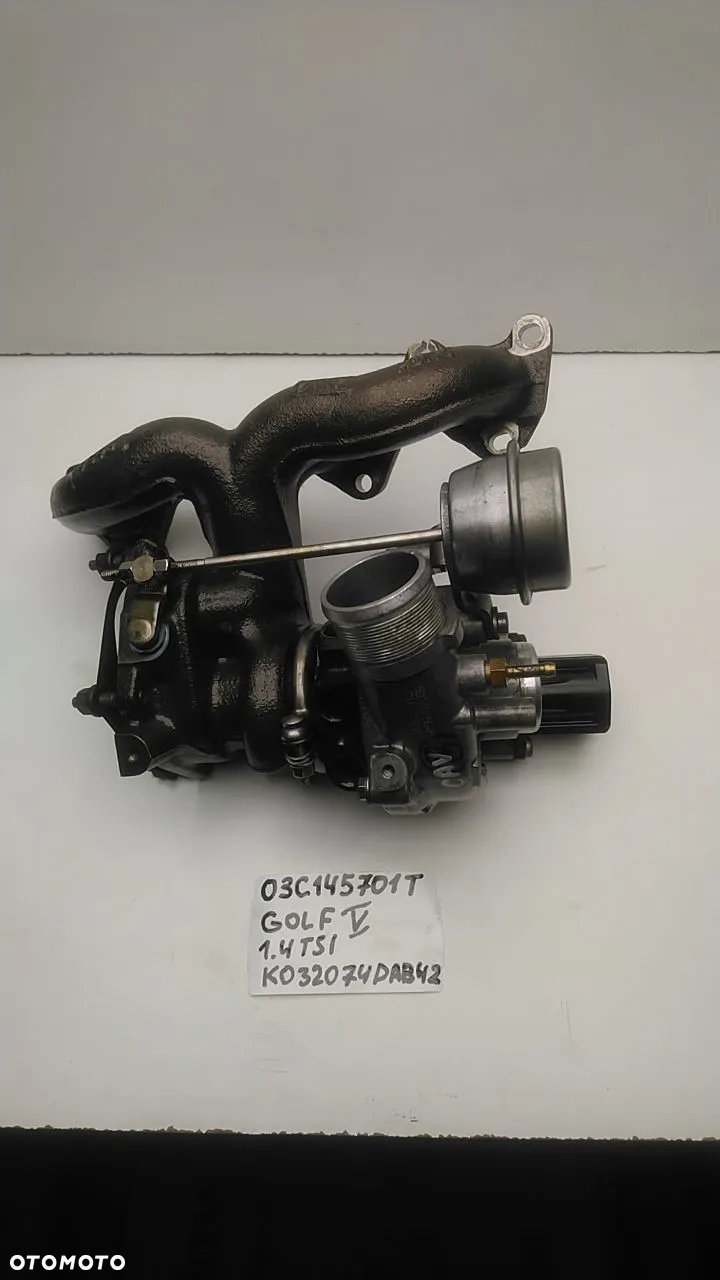 TURBOSPRĘŻARKA 1.4 TSI 150KM 160KM 180KM GOLF V 03C145701T / K032074DAB42 - 5