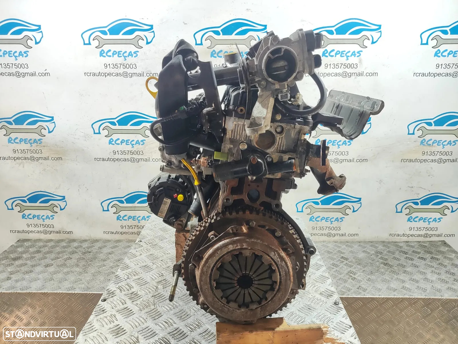 Motor Completo Renault Clio Mk2 II 2 Fase 1 1.2i 8v 58cv D7FG726 - 3