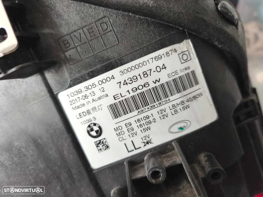 Farol esquerdo G30 G31 Led direcional - 3