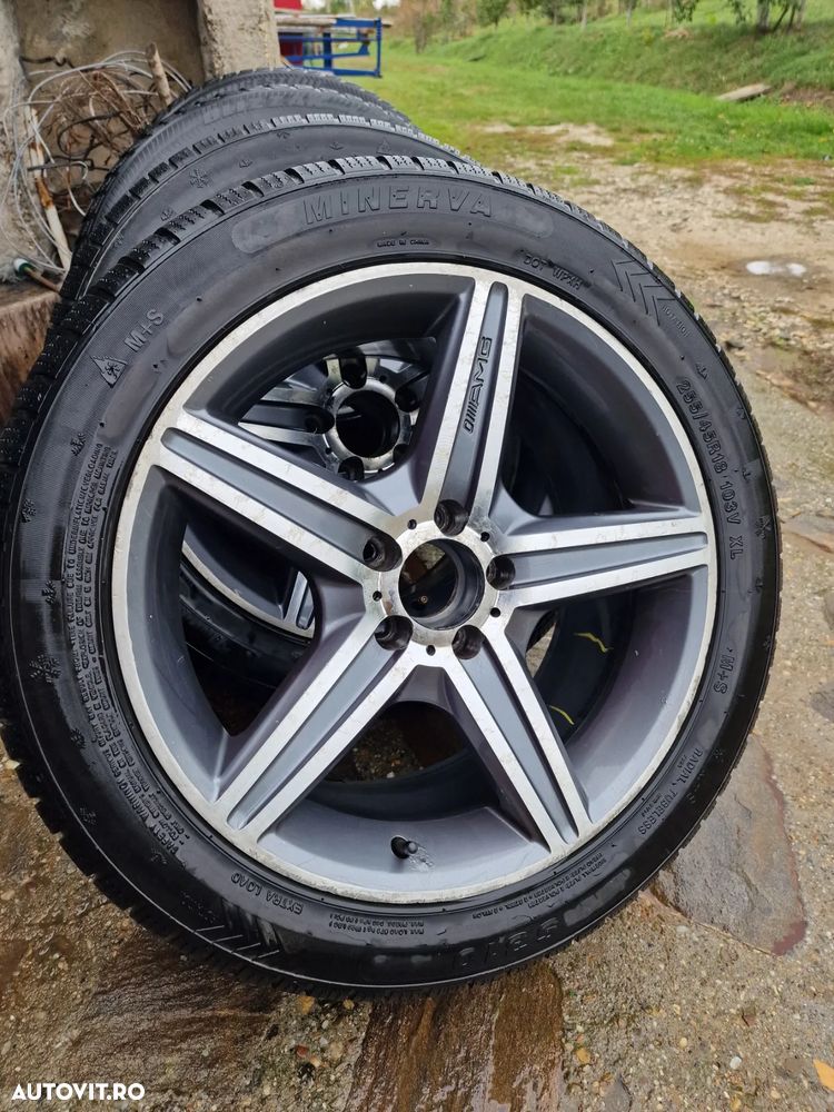 Roti Mercedes cu anvelope 255/45r18 - 2