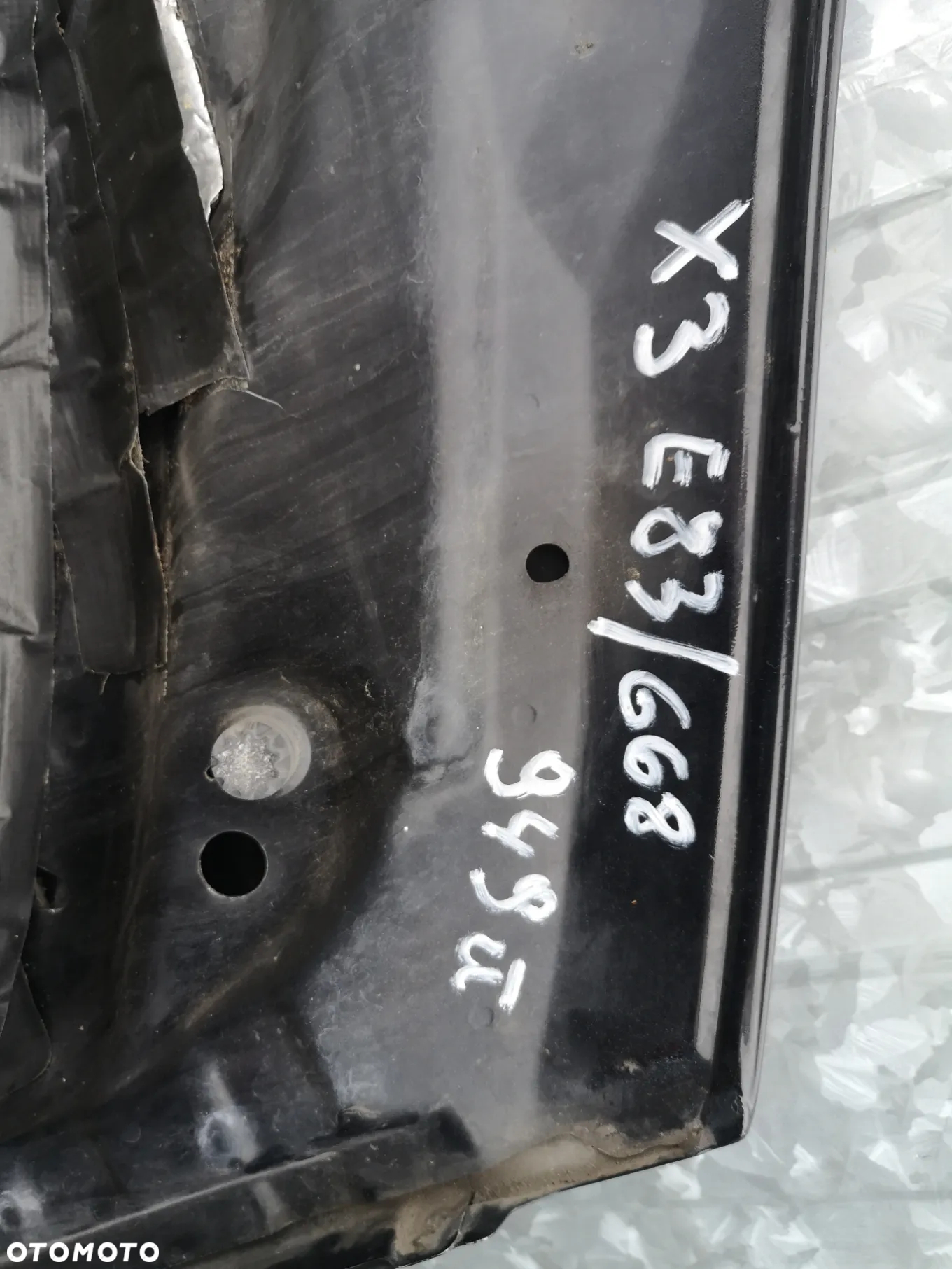 MASKA POKRYWA SILNIKA BMW X3 E83 668 SCHWARZ 2 - 10