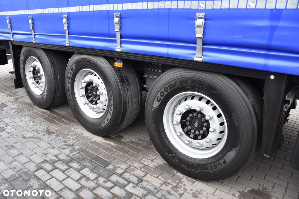 Schmitz Cargobull FIRANA / 240 TYŚ KM PRZEBIEGU! / DACH PODNOSZONY / OŚ PODNOSZONA / WAGA WABCO / STAN JAK FABRYCZNIE NOWY ! ! ! - 9