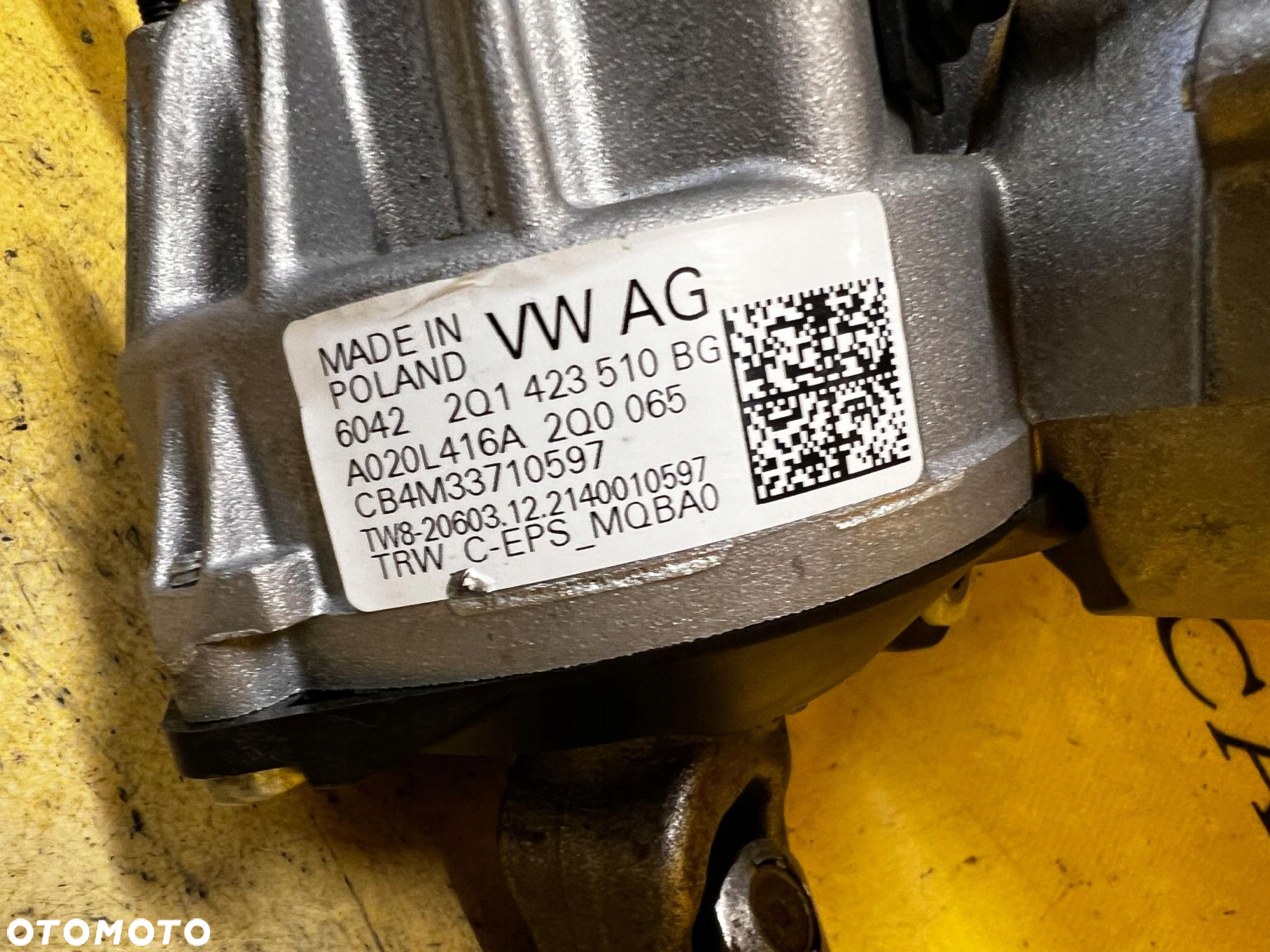 KOLUMNA KIEROWNICZA WSPOMAGANIE ELEKTRYCZNE POMPA WSPOMAGANIA VW SKODA - 9