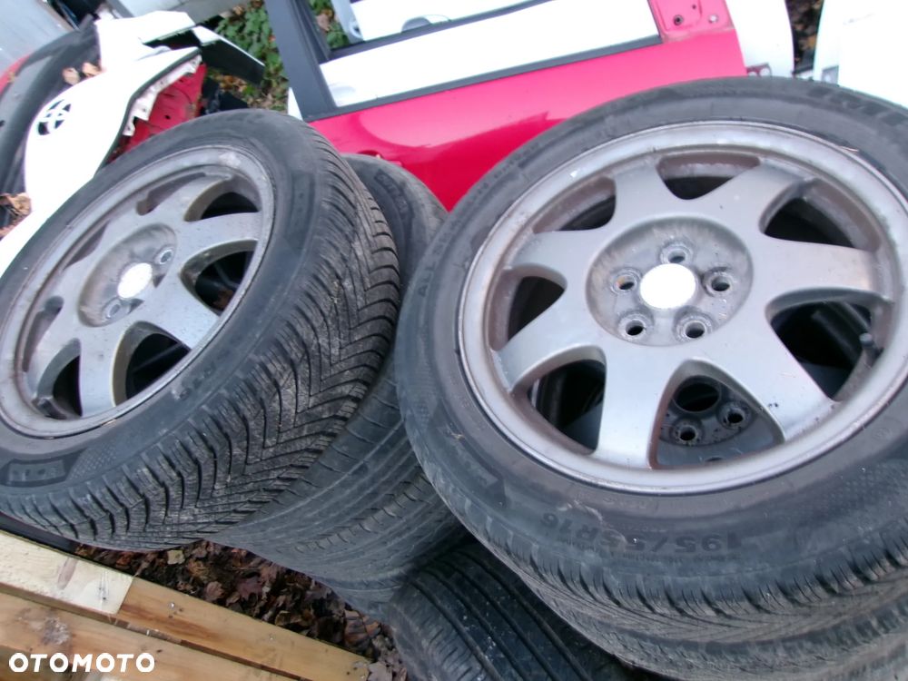 KOŁA FELGI ALU OPONY ZIMA  195/55/16 TOYOTA PRIUS II  5X100 - 7