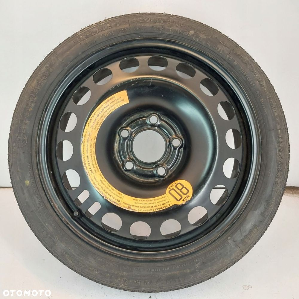 Koło dojazdowe Dojazdówka 16 5x110 Opel Vectra C, Astra H 115/70R16 B1640 - 1
