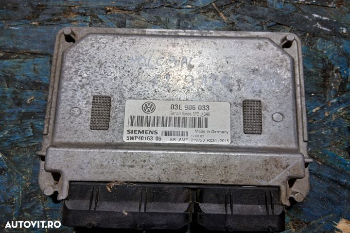 Calculator motor ECU 03E906033 03E906033 Volkswagen VW Polo 4 9N [200 - 2