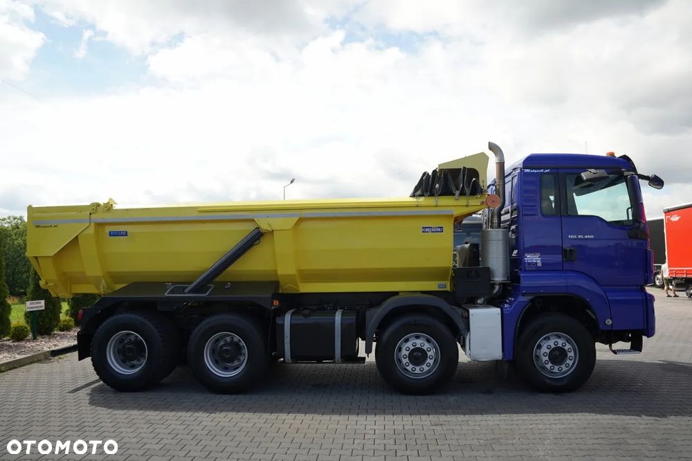 MAN TGS 35.460 / 8x4 / WYWROTKA TYLNOZSYPOWA / HYDROKLAPA / NAVI / AUTOMAT - 22