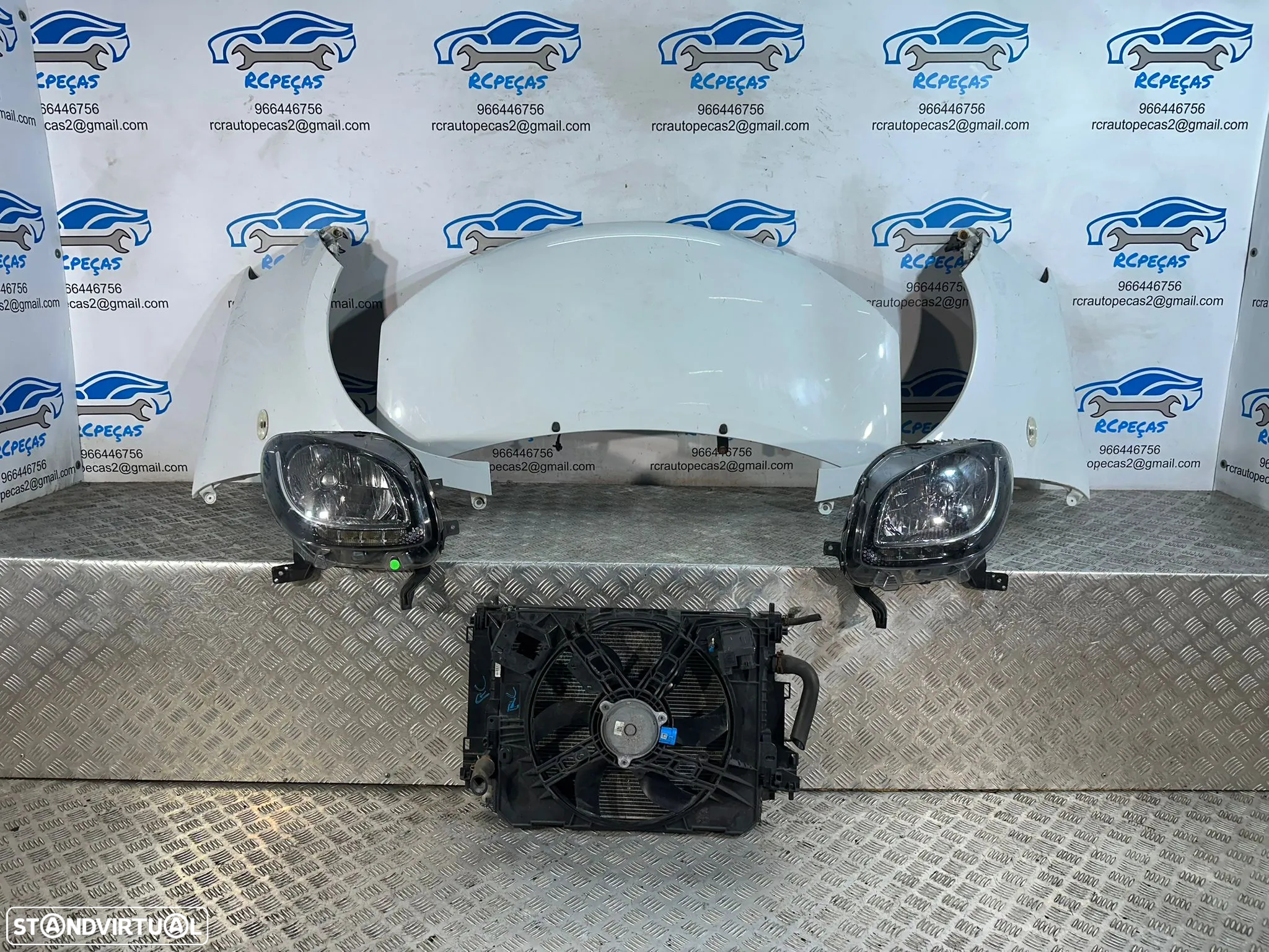 FRENTE SMART FORFOUR II 2 MK2 HATCHBACK 453 CAPOT PARACHOQUES GUARDA-LAMAS OTICAS RADIADOR VENTILADOR - 6