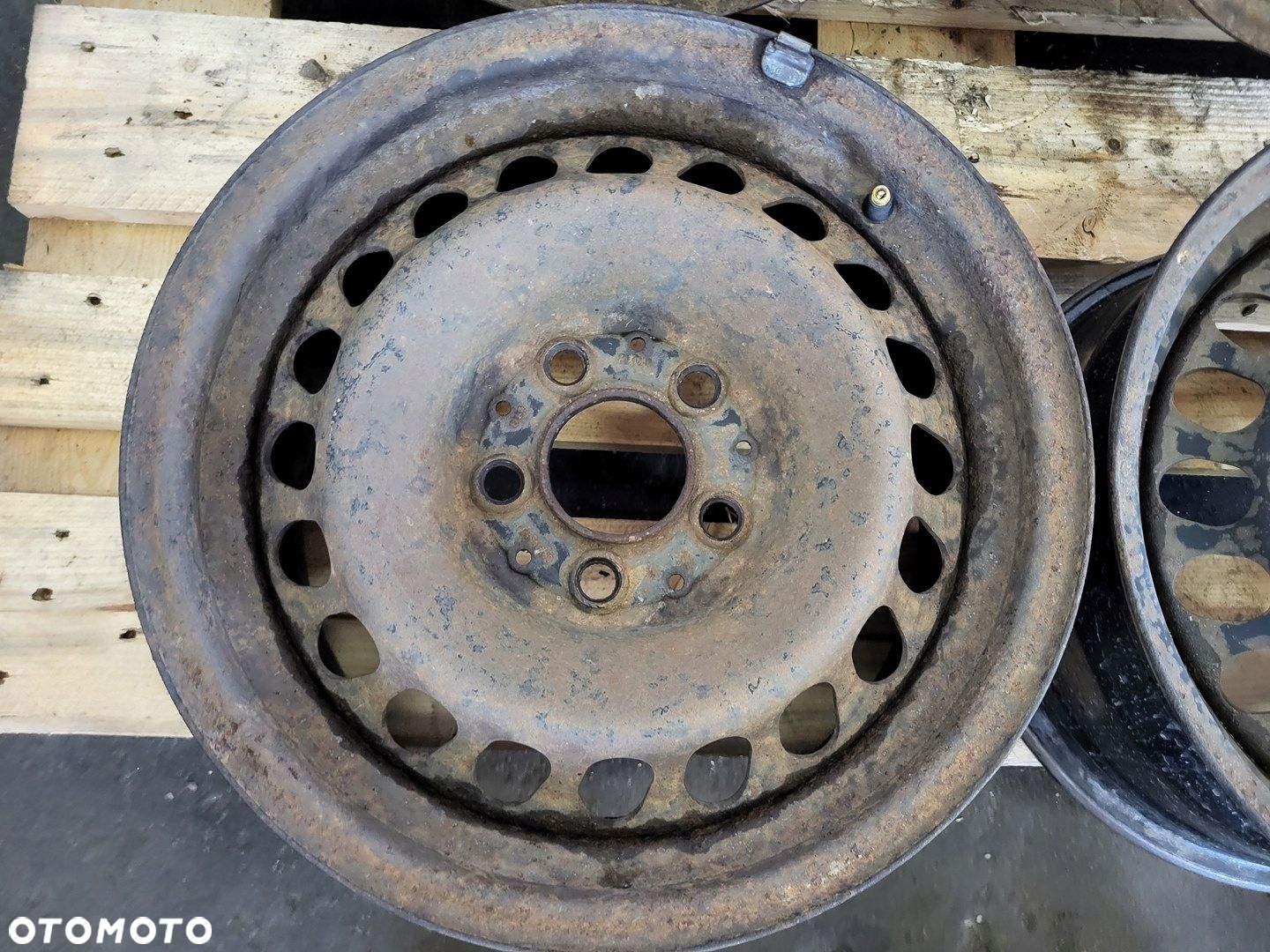 felgi stalowe stalówki 15" 7Jx15 MERCEDES VITO W638 W210 2104000702 - 5