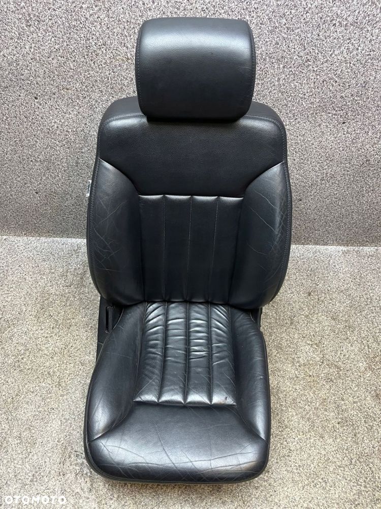 Fotel pasazera prawy przod przedni grzany skora Airbag Mercedes ML W164 - 2