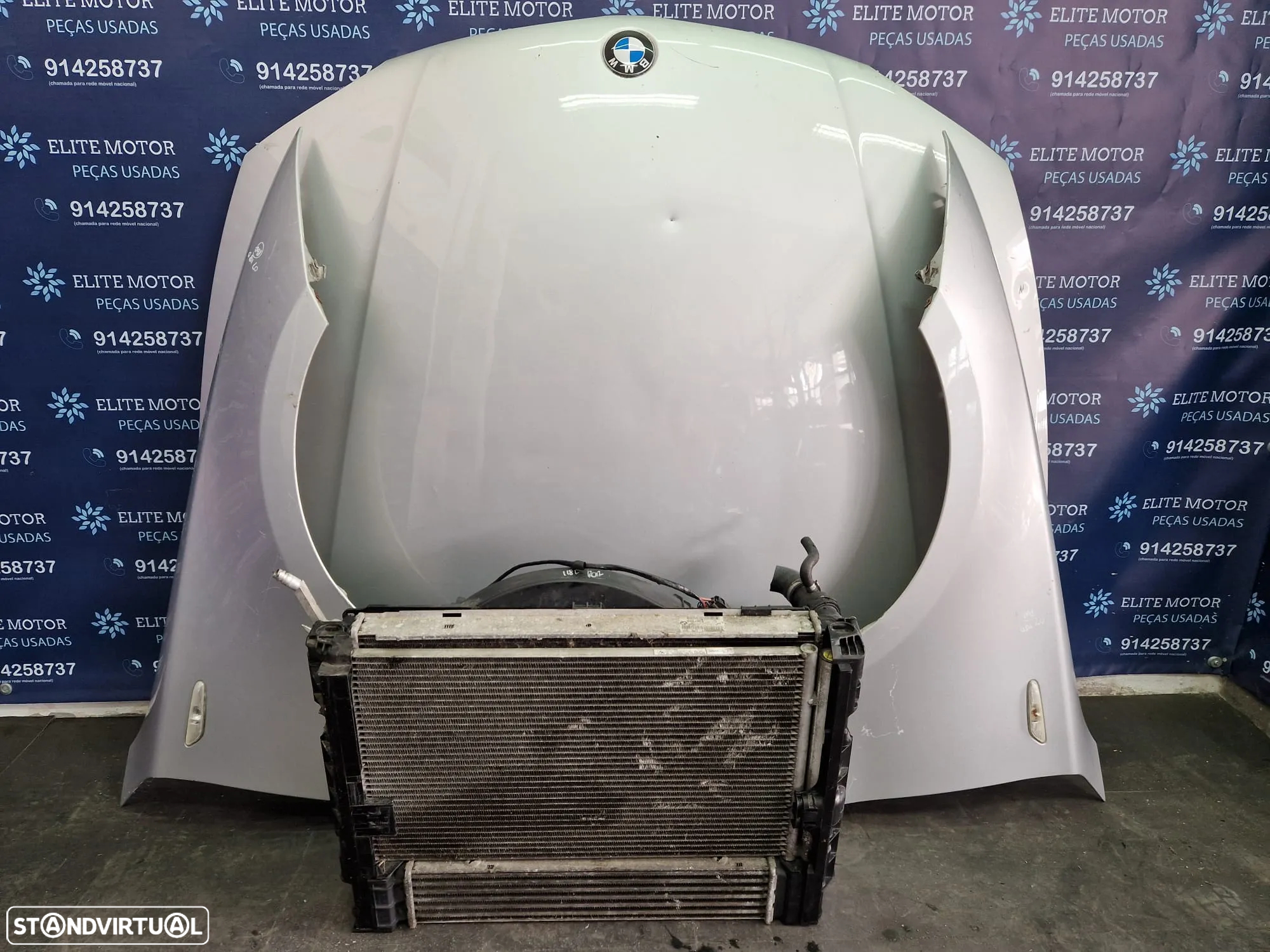 Frente completa usada BMW SERIE 1 LCI E87 E81 118D capot parachoques oticas guardalamas - 6