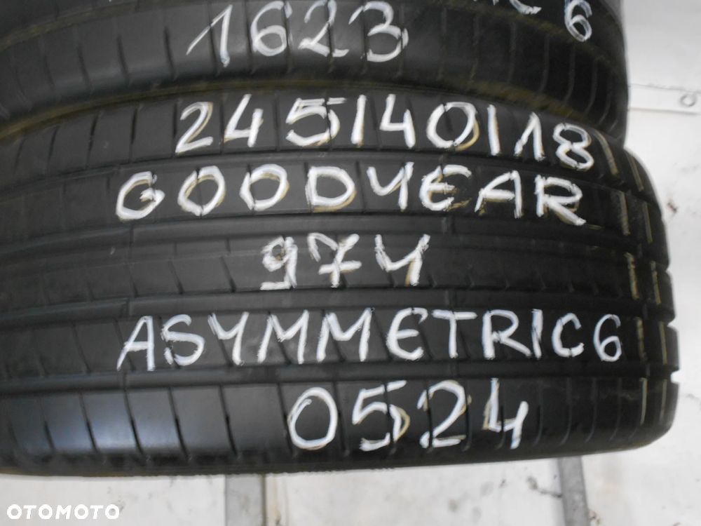 OPONY  245/40R18 GOODYEAR EAGLE F1 ASYMMETRIC 6 DOT 0524  / 1623  8MM - 3