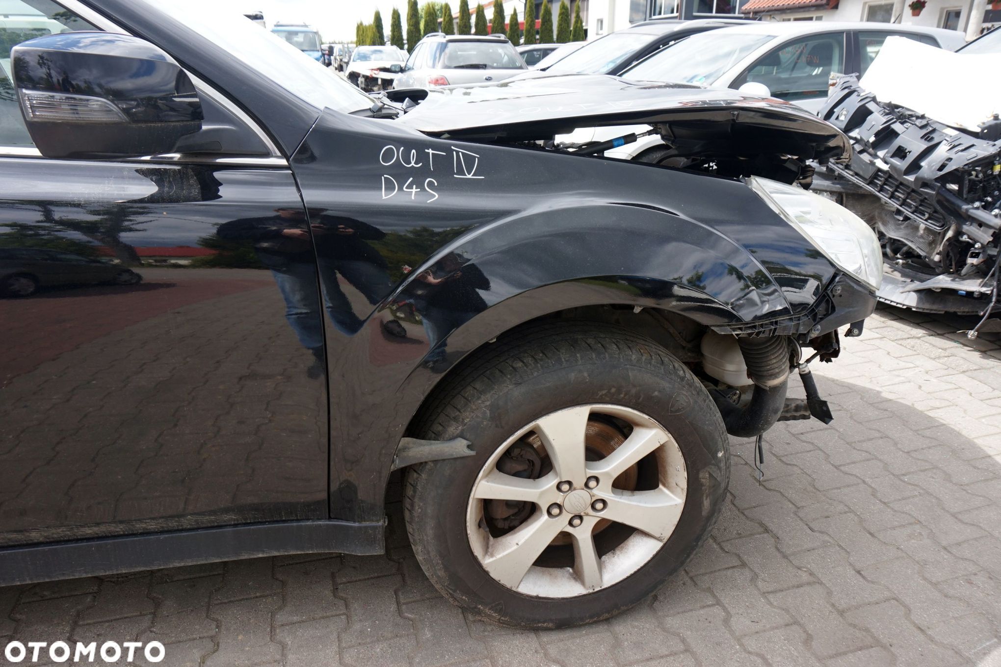 BŁOTNIK PRZEDNI PRAWY OUTBACK IV BR D4S 57120AJ0409P CZARNY SUBARU 2009-2014 - 1