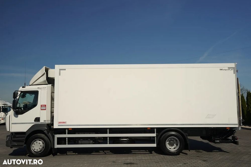 Renault / D 280 / CAMION FRIGORIFIC - 6,7 M / THERMO KING ES-600 MAX / 500 ORE DE FUNCȚIONARE MOTOR / + PLATFORMĂ HIDRAULICĂ PALFINGER - 2.000 KG / UTILIZARE REDUSĂ / - 4