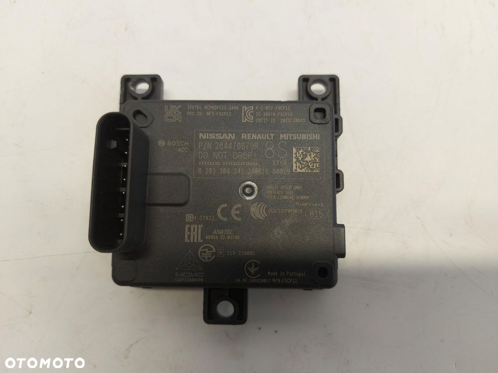 RENAULT Scenic E-Tech V 5 Radar asystent pasa przód 284470679R - 2