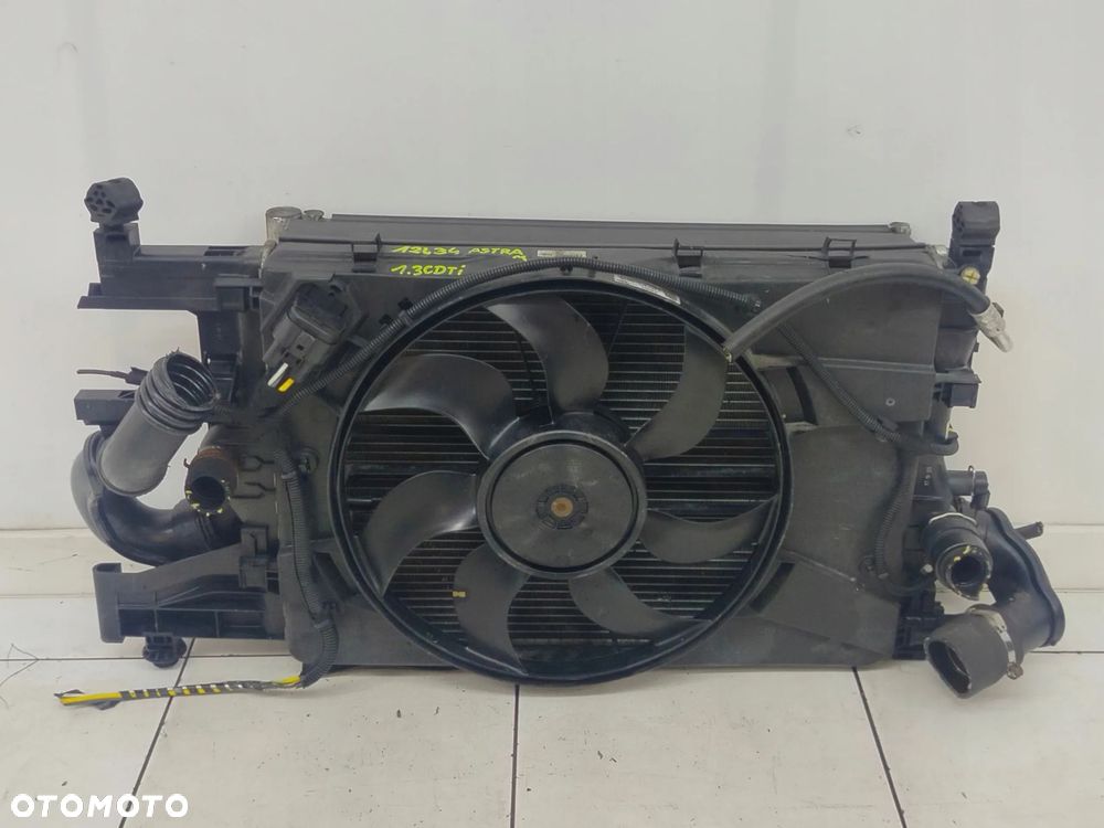 OPEL ASTRA J LIFT 12R- KOMPLET CHŁODNIC WENTYLATOR 1.3 CDTI - 9