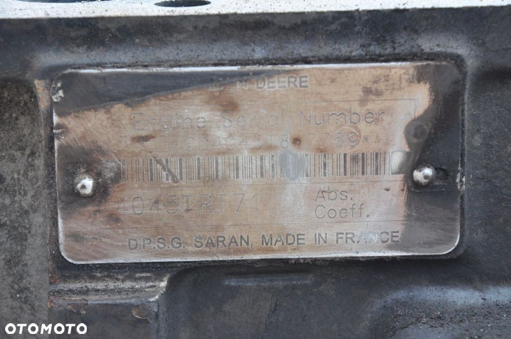 SILNIK JOHN DEERE 4045TRT71 - 3