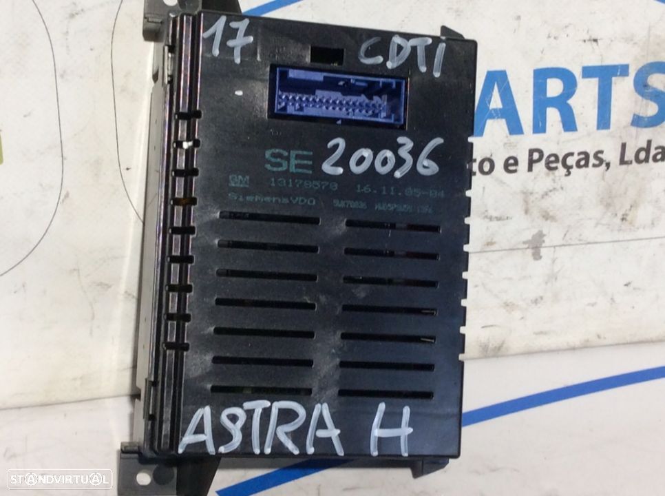 Display multifunções Opel Astra H 13178570 - 2