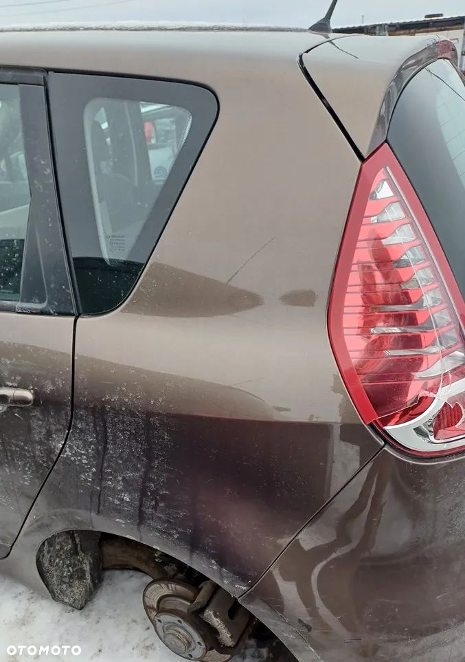 RENAULT SCENIC III 10r ĆWIARTKA BŁOTNIK LEWY TYŁ TECNB - 1