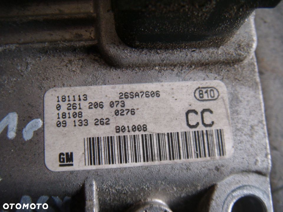 OPEL ASTRA 2  1.2 16v  komputer silnika z12xe 09133262 - 2