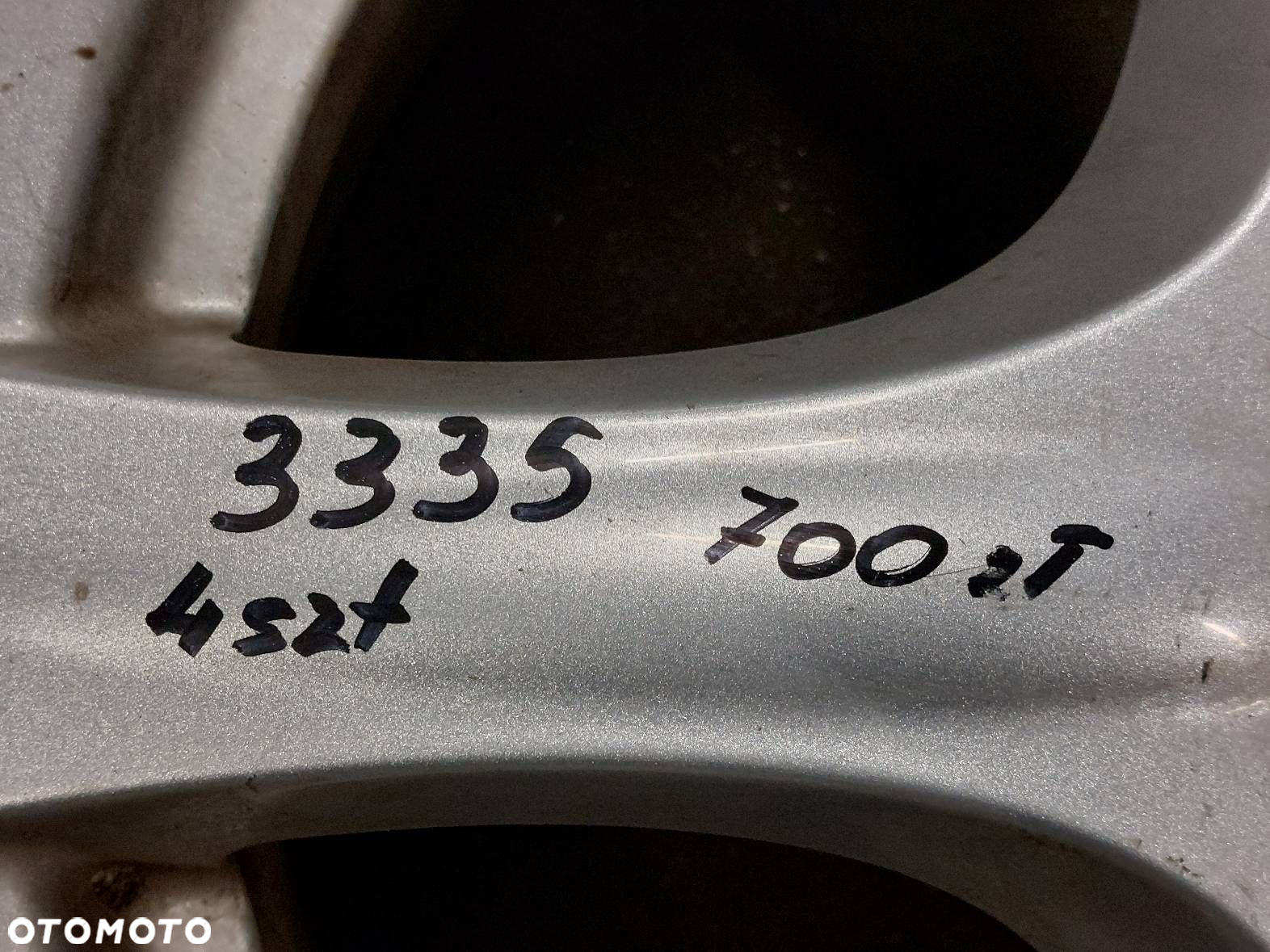 FELGI ALUMINIOWE 4SZT 5x112 7Jx17 ET45 FI66,6 MERCEDES KBA45821 - 3