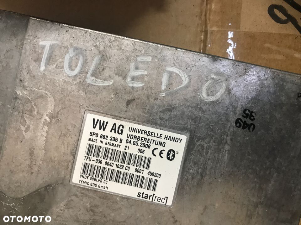 MODUŁ BLUETOOTHA SEAT ALTEA TOLEDO VW 5P0862335B - 2