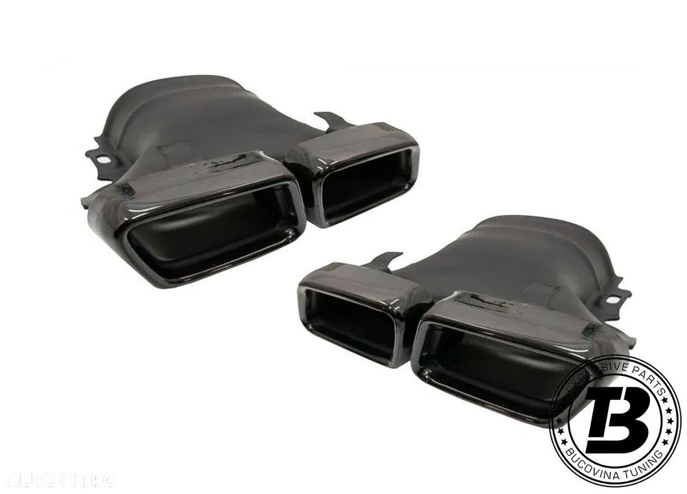 Difuzor Bara Spate cu Ornamente compatibil cu Mercedes E Class W213 E63 Design - 9