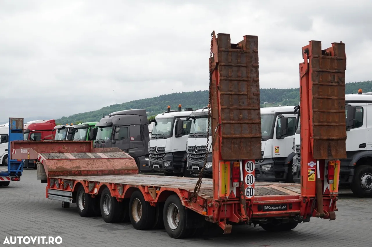 Kaiser REMORCĂ CU ÎNCĂRCARE MICĂ KAISER / GVW:  72.000 KG! / 4 AXI / AXIE DIRECTION / IMPORTAT - 6