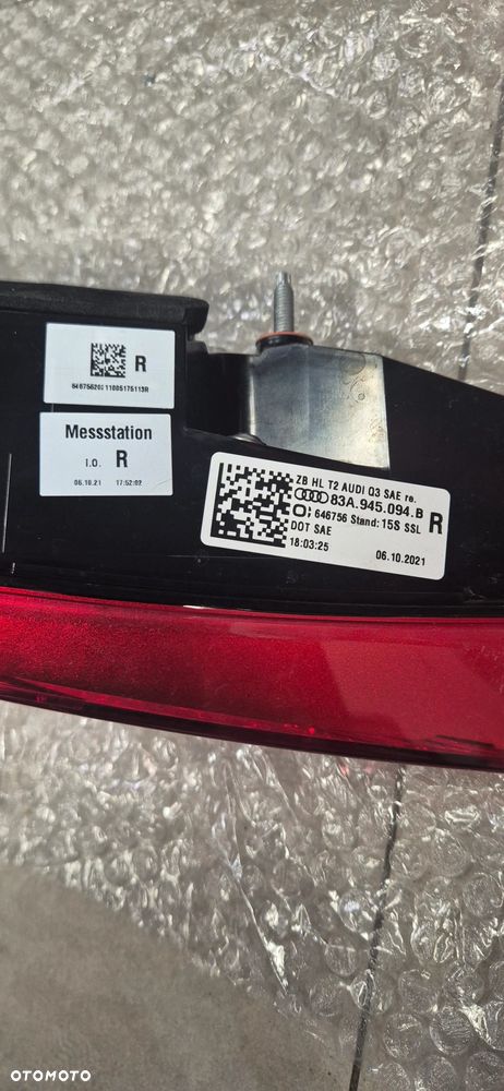 AUDI Q3 II 83A FULL LED LAMPY TYŁ USA 2021 - 7