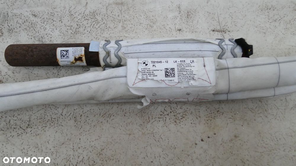 BMW 1 F20 KURTYNA AIRBAG LEWA 5D EUROPA - 2