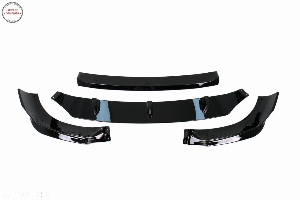 Prelungire Bara Fata BMW X6 G06 (2019-2023) Negru Lucios- livrare gratuita - 4