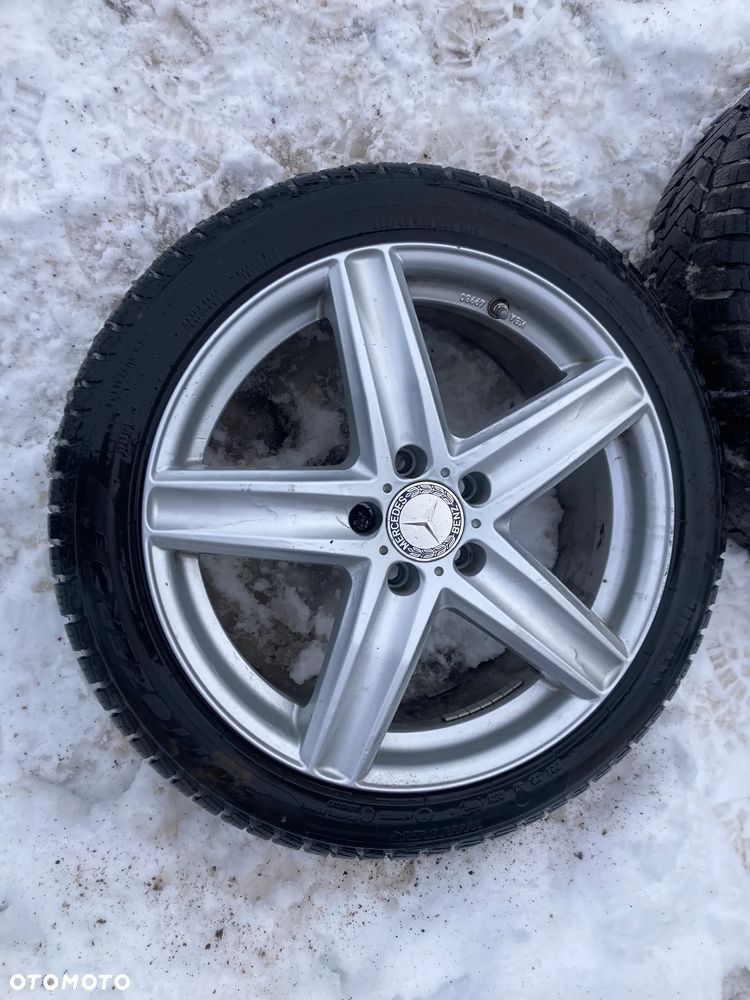 ALUFELGA Mercedes 18 5x112 ET48 OPONA PIRELLI ZIMOWA STAN B.DOBRY - 3