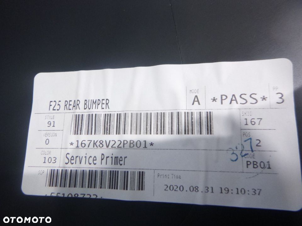 bmw x3 f25 zderzak tył nowy oryginał tylny - 3