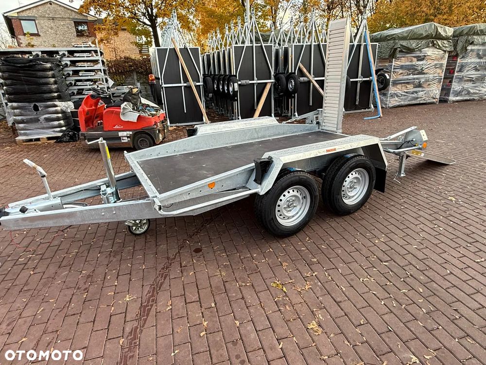 Neptun Przyczepa do przewozu sprzętu budowlanego Neptun LOADMAX N35-350 2bld 3,5x1,7 3500kg 2 osie pod koparke koparka walec MOTOMUS - 14
